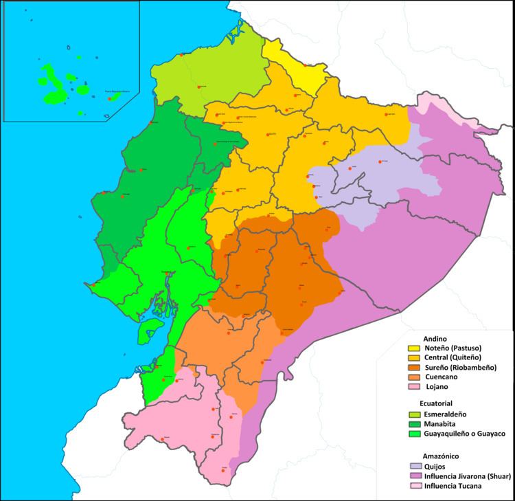 Spanish language in Ecuador