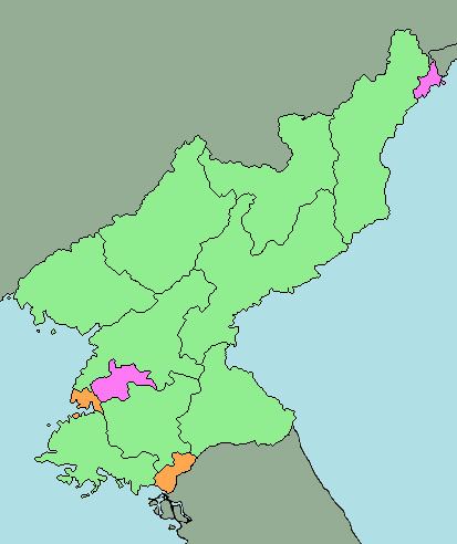 Special cities of North Korea