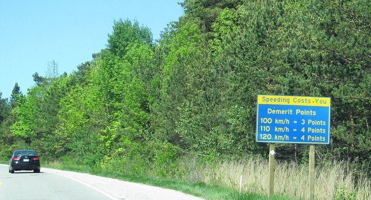 Speed limits in Canada