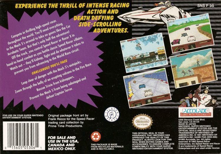 Speed Racer in My Most Dangerous Adventures Speed Racer in My Most Dangerous Adventures 1994 SNES box cover