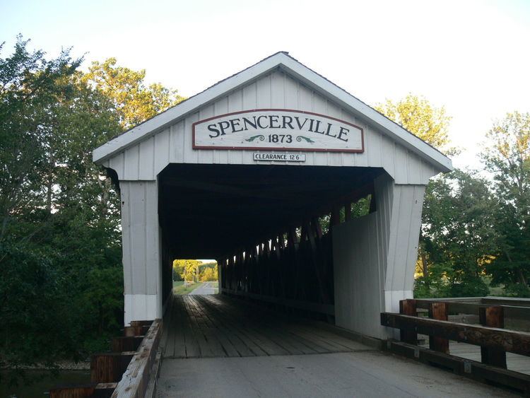 Spencerville Covered Bridge Bridgehuntercom Spencerville Covered Bridge 141701
