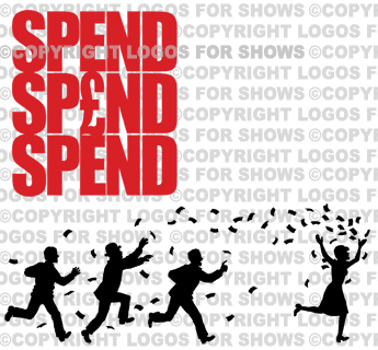 Spend Spend Spend Logos for Shows Spend Spend Spend the musical logo poster design