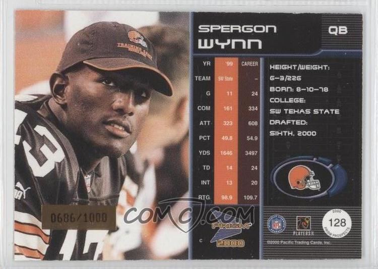 Spergon Wynn 2000 Prism Prospects 128 Spergon Wynn 1000 COMC Card