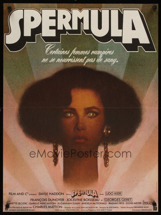 Spermula SPERMULA 1976 CULT FILM POSTERS Pinterest