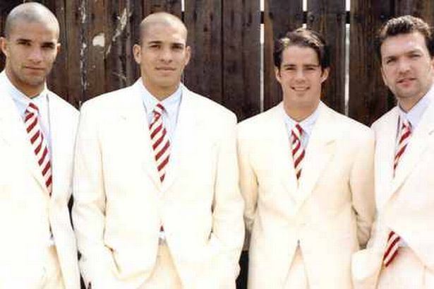 Spice Boys (footballers) Remember Liverpool39s awful 39Spice Boys39 white suit AC Milan bring