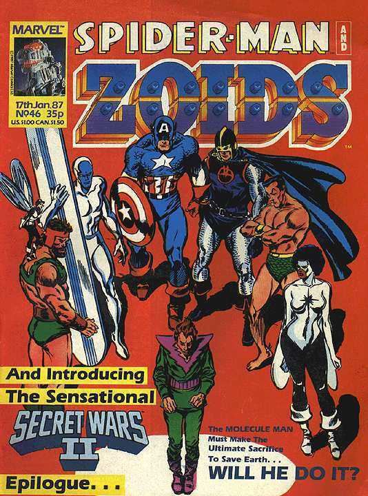 Spider-Man and Zoids SpiderMan and Zoids 46 SpiderMan and Zoids 46 Issue