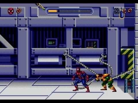 Spider-Man Animated Series (video game) SpiderMan The Animated Series Game Over Sega Genesis YouTube