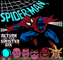Spider-Man: Return of the Sinister Six NES Nintendo for SpiderMan Return of the Sinister Six ROM