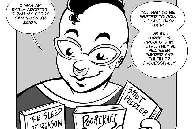 Spike Trotman Spike Trotman Tutors Crowdfunding In Lets Kickstart A Comic