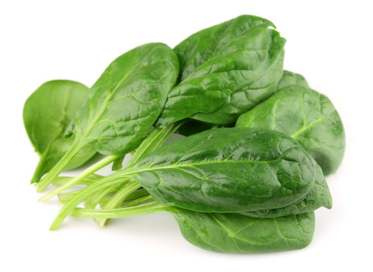 Spinach The health benefits of spinach