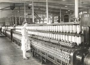 Spinning frame Din of Machines Windham Textile amp History Museum