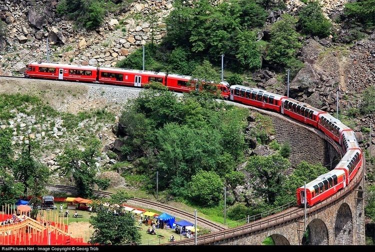 Spiral (railway) Brusio Spiral Viaduct in Switzerland Amusing Planet