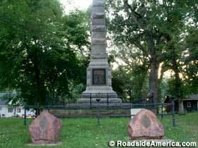 Spirit Lake Massacre Spirit Lake Massacre Monument and Graves Arnolds Park Iowa