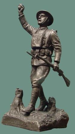 Spirit of the American Doughboy Frank Colson39s Doughboy Statues and Statuettes Using Secondary