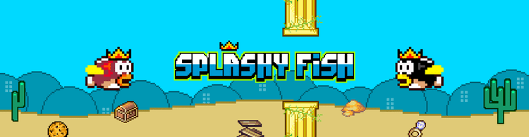 Splashy Fish Splashy Fish The Adventure of a Flappy Tiny Bird Fish redBit games