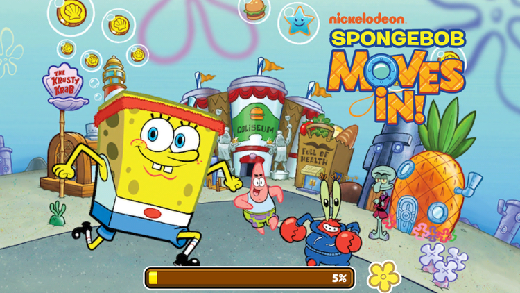 spongebob moves in online