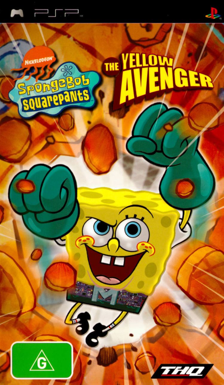 SpongeBob SquarePants: The Yellow Avenger wwwmobygamescomimagescoversl69807spongebob