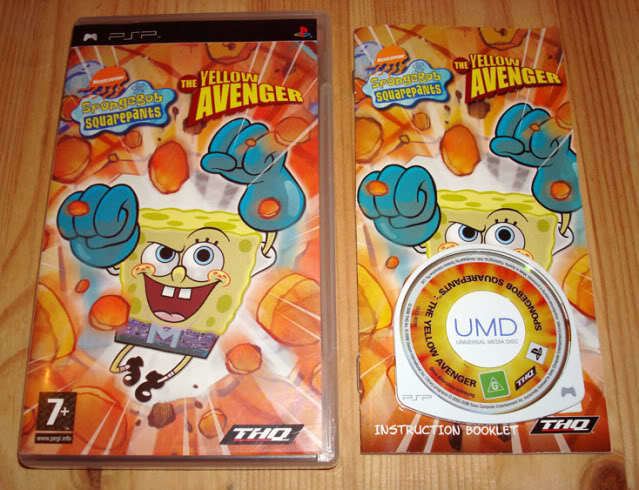 SpongeBob SquarePants: The Yellow Avenger SpongeBob SquarePants The Yellow Avenger USA ISO Download lt PSP