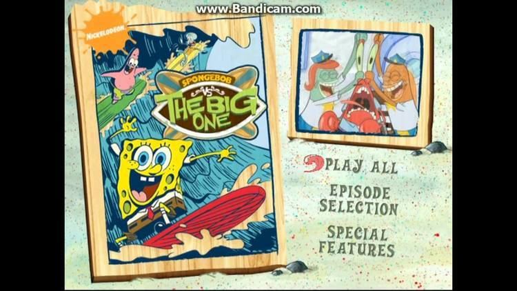 SpongeBob SquarePants vs. The Big One SpongeBob SquarePants SpongeBob Vs The Big One 2009 DVD Menu