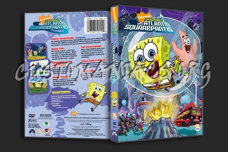 SpongeBob's Atlantis SquarePantis Spongebob Squarepants Atlantis Squarepantis dvd cover DVD Covers