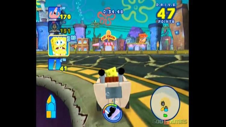 SpongeBob's Boating Bash Spongebob39s Boating Bash Gameplay Wii Original Wii YouTube