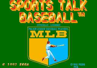 Sports Talk Baseball Sports Talk Baseball USA ROM lt Genesis ROMs Emuparadise