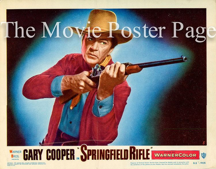 Springfield Rifle (film) Springfield Rifle 1952 Gary Cooper US 5 lobby card EX 45