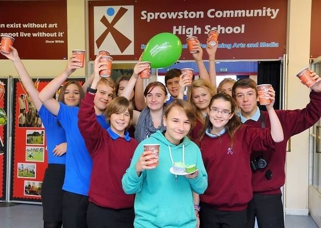 Sprowston Community High School Photo gallery Macmillan World39s Biggest Coffee Morning events in