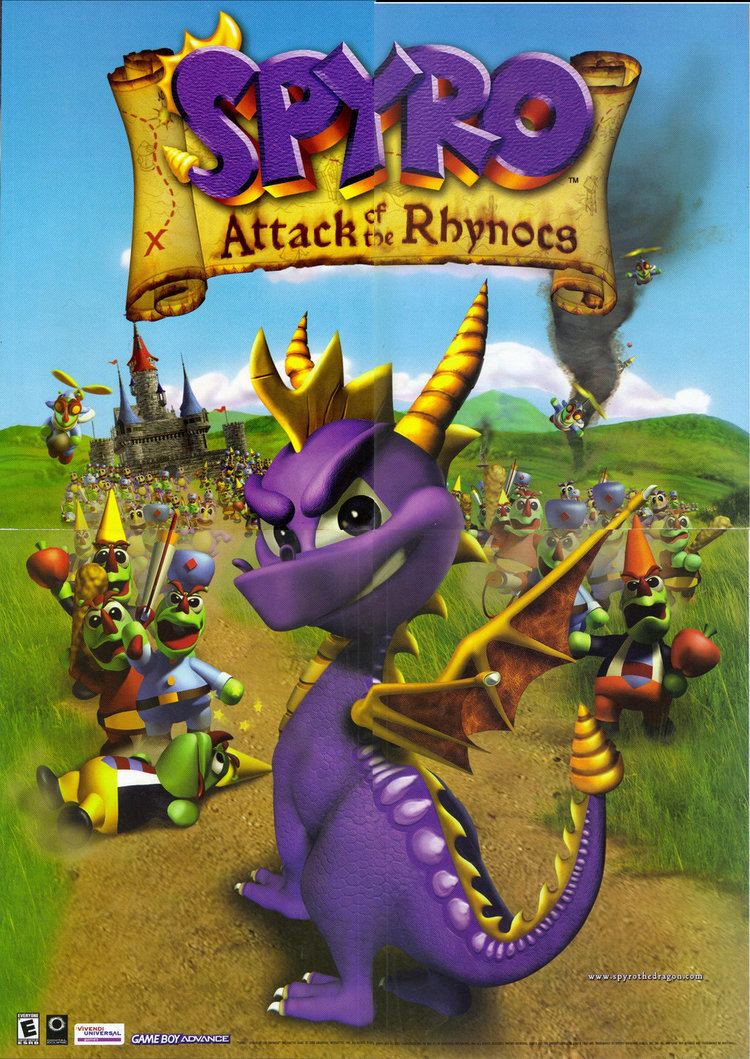 Spyro: Attack of the Rhynocs Spyro Attack of the Rhynocs Poster by Adjeca on DeviantArt