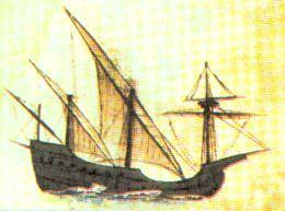 Square-rigged caravel