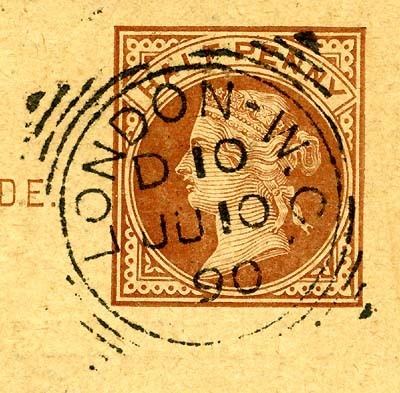Squared-circle postmark