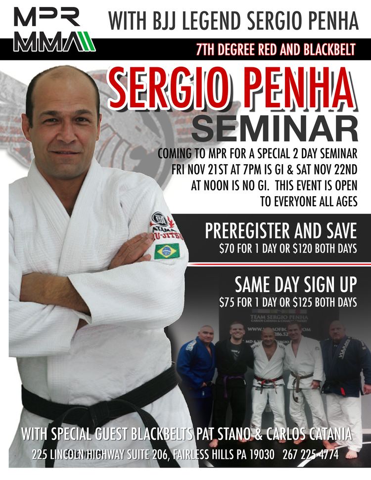 Sérgio Penha Sergio Penha MPR MMA JiuJitsu BJJ Muay Thai Bucks County Pa