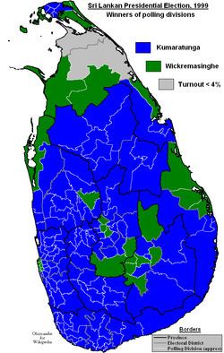 Sri Lankan presidential election, 1999 httpsuploadwikimediaorgwikipediacommonsthu