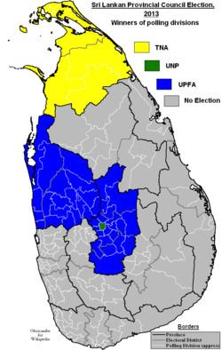 Sri Lankan provincial council elections, 2013 httpsuploadwikimediaorgwikipediacommonsthu