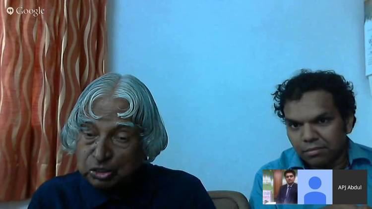 Srijan Pal Singh Hangout with Dr APJ Abdul Kalam Srijan Pal Singh YouTube
