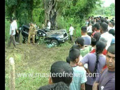 Sripathi Sooriyarachchi LiveLeakcom MP Sripathi Killed In Road Accident
