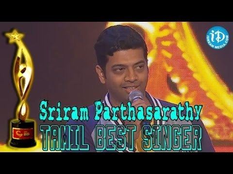 Sriram Parthasarathy SIIMA 2014 Tamil Best Singer Male Sriram