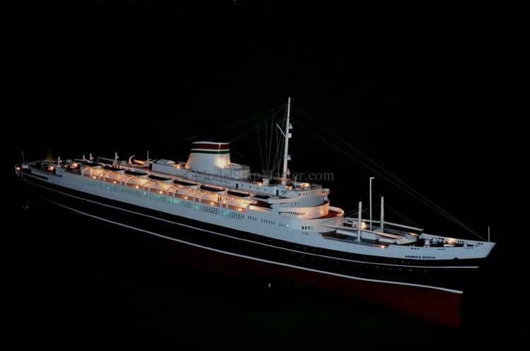 SS Andrea Doria SS Andrea Doria Ocean Liner Model Ship