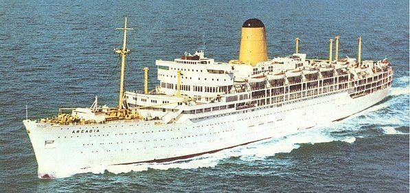 SS Arcadia (1953) RMS ARCADIA The New Zealand Maritime Record NZNMM