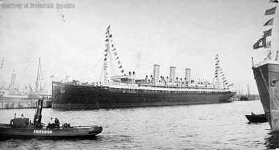 SS Augusta Victoria (1888) Auguste Victoria Hamburg America Line