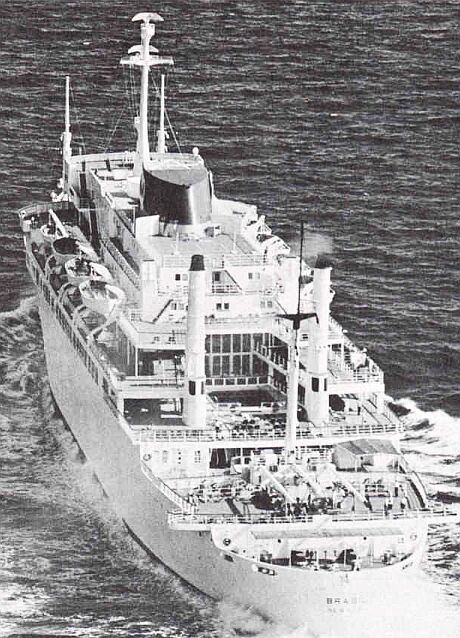 SS Brasil (1957) MooreMcCormack Lines SS Brasil SS Universe Expolorer