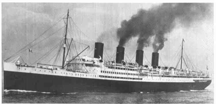 SS Bremen (1928) emigration19191930anglais