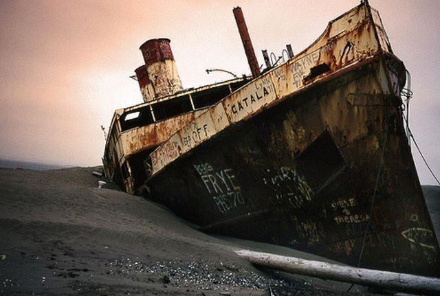 SS Catala The Eerie Shipwreck of SS Catala at Ocean Shores Urban Ghosts