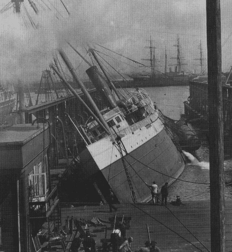 SS Columbia (1880) COLUMBIA PASSENGERCARGO SHIP 18801907 WRECK WRAK EPAVE WRACK PECIO