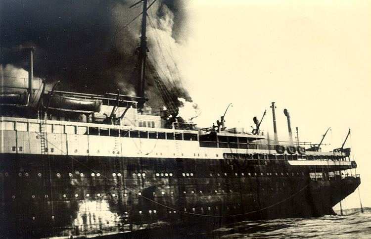 SS Columbus (1924) Volturno Datapage 93 Page re SS SEYDLITZ