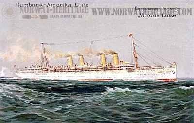 SS Deutschland (1900) Victoria Luise Hamburg America Line