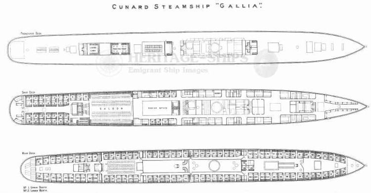 SS Gallia Gallia Cunard Line