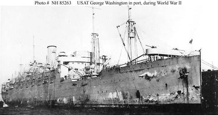 SS George Washington US Army ShipsUSAT George Washington and USS Catlin