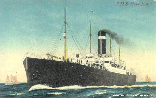 SS Haverford SS Haverford Atlantic Transport Line Steamship