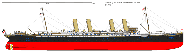SS Kaiser Wilhelm der Grosse Famous FourStackers SS Kaiser Wilhelm der Grosse North German